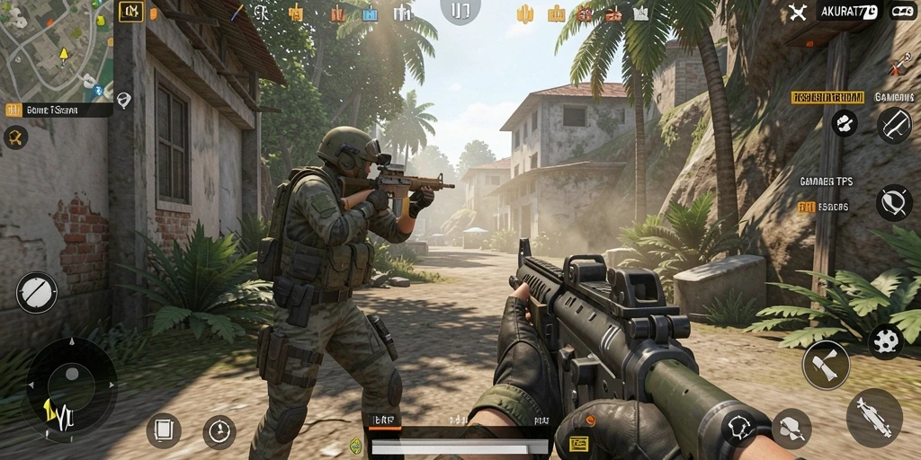 Screenshot gameplay AKURAT79 menampilkan pertempuran yang mendebarkan dan grafis menawan.