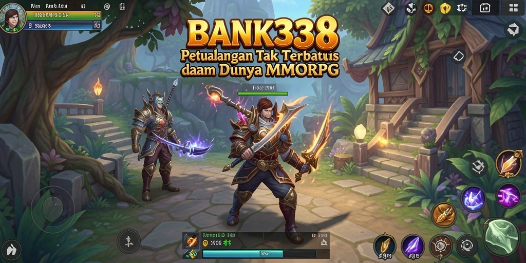 Tangkapan layar BANK338 menampilkan aksi seru dalam permainan MMORPG yang mendebarkan.