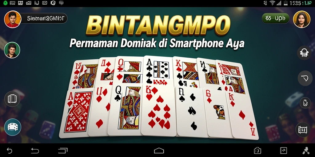 Tangkapan layar BINTANGMPO menampilkan aksi permainan Domino yang mendebarkan.