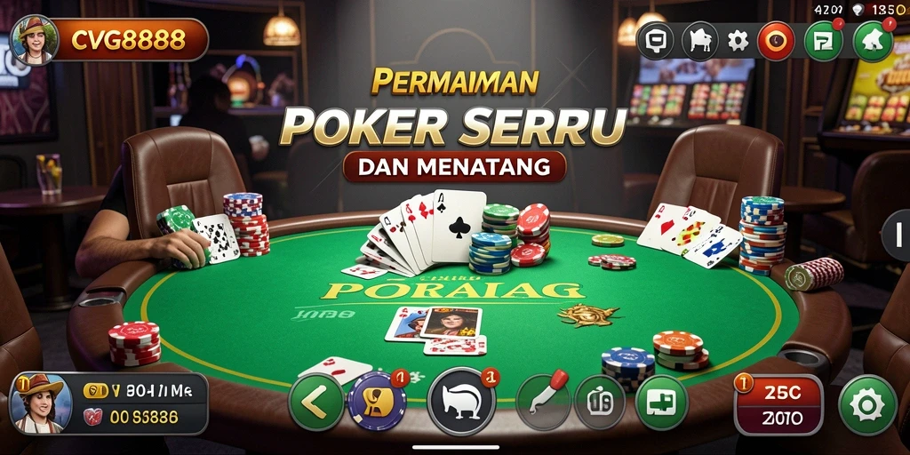 Tampilan gameplay seru di CVG8888 dengan pemain aktif.