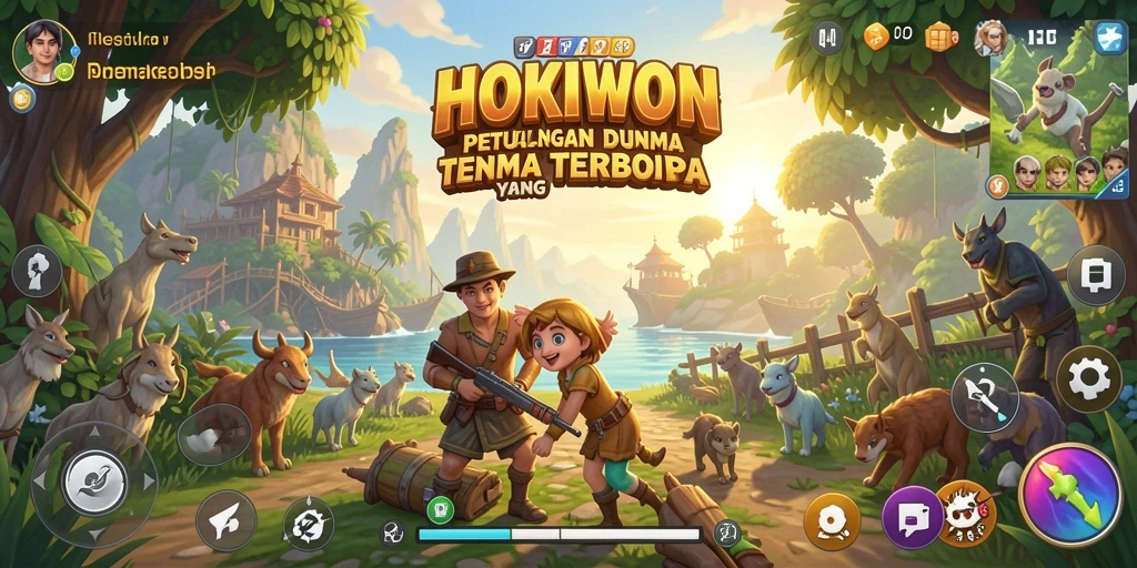Gameplay mendebarkan HOKIWON di dunia terbuka yang luas.
