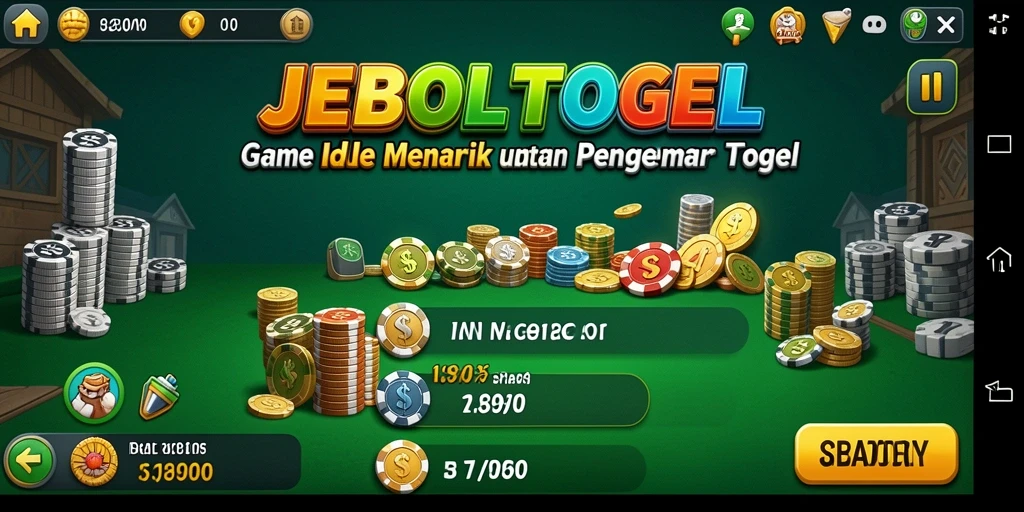 Tangkapan layar gameplay JEBOLTOGEL yang menampilkan momen menarik di permainan Idle.