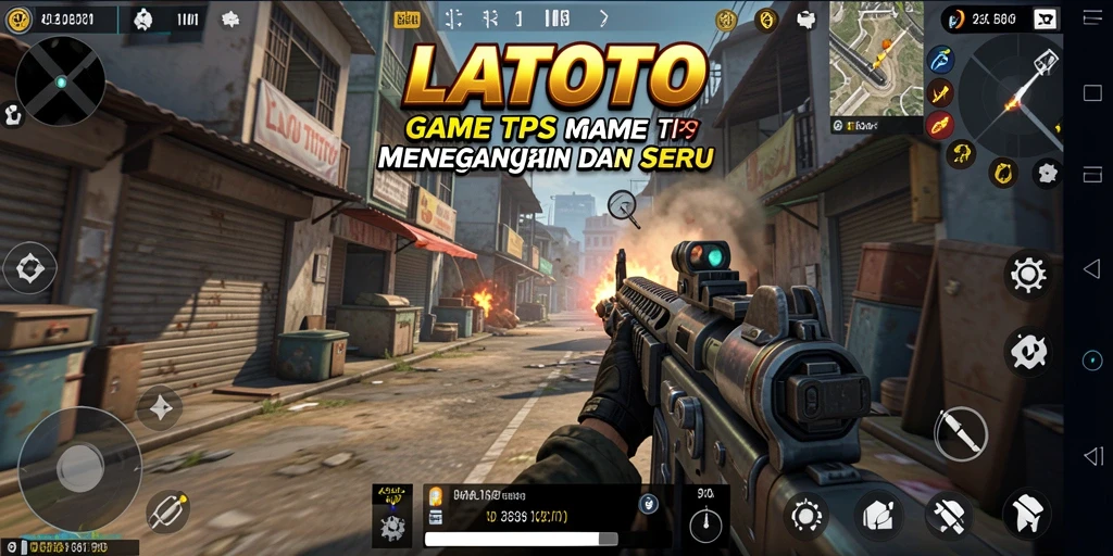 Tampilan gameplay LATOTO yang mendebarkan dan penuh aksi.