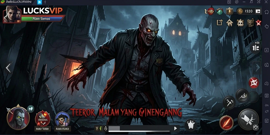 Gameplay menakutkan di LUCKSVIP dengan atmosfer Horror yang mencekam.