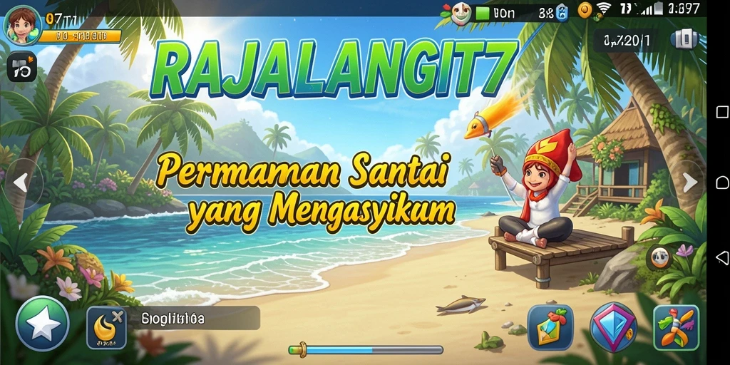 Tampilan menarik dan gameplay seru dari RAJALANGIT77.