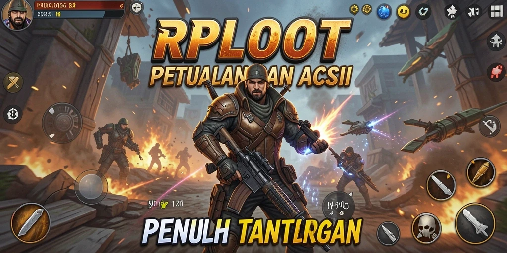 Tampilan intensiver gameplay RPLOOT dengan aksi seru dan menegangkan.