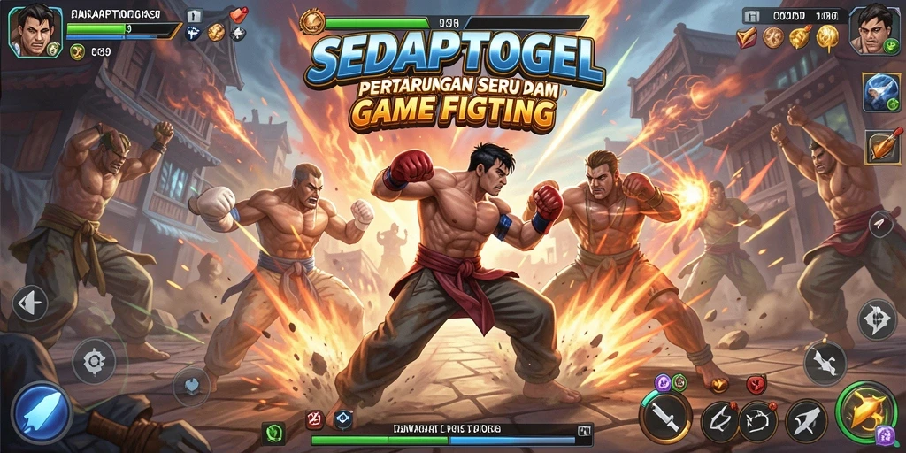 Tangkapan layar SEDAPTOGEL menampilkan pertarungan seru dan karakter yang dinamis.