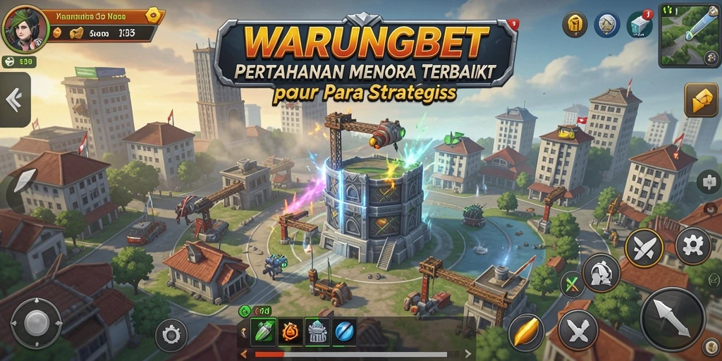Gameplay seru dari WARUNGBET dalam genre Tower Defense.